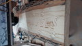 The largest carving I have worked on.  There will be a hunting scene in the center.