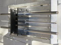 Treaded rod and linear rails and ball bearings of X,  Z ends carriage router.JPG