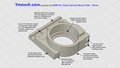 SSMP-80 Shark Spindle Mount Plate - 80mm, annotated